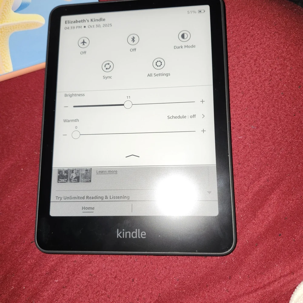 Black E-Reader